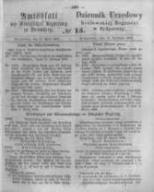 Amtsblatt der Königlichen Preussischen Regierung zu Bromberg. 1862.04.11 No.15