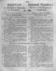 Amtsblatt der K&ouml;niglichen Preussischen Regierung zu Bromberg. 1862.05.02 No.18