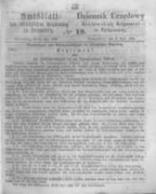 Amtsblatt der K&ouml;niglichen Preussischen Regierung zu Bromberg. 1862.05.09 No.19