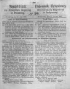Amtsblatt der K&ouml;niglichen Preussischen Regierung zu Bromberg. 1862.06.27 No.26