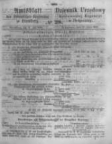 Amtsblatt der K&ouml;niglichen Preussischen Regierung zu Bromberg. 1862.07.11 No.28