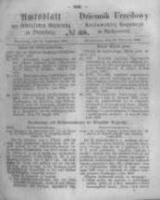 Amtsblatt der K&ouml;niglichen Preussischen Regierung zu Bromberg. 1862.09.19 No.38
