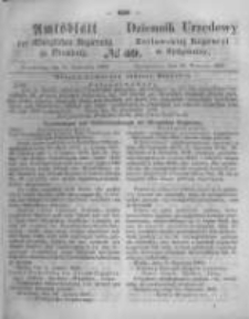 Amtsblatt der K&ouml;niglichen Preussischen Regierung zu Bromberg. 1862.09.26 No.39