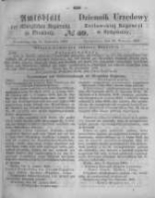 Amtsblatt der Königlichen Preussischen Regierung zu Bromberg. 1862.09.26 No.39