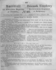 Amtsblatt der K&ouml;niglichen Preussischen Regierung zu Bromberg. 1862.11.07 No.45