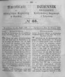 Amtsblatt der Königlichen Preussischen Regierung zu Bromberg. 1858.08.13 No.33