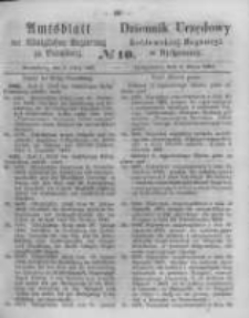 Amtsblatt der K&ouml;niglichen Preussischen Regierung zu Bromberg. 1863.03.06 No.10