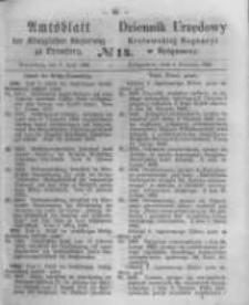 Amtsblatt der K&ouml;niglichen Preussischen Regierung zu Bromberg. 1863.04.03 No.14