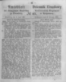 Amtsblatt der Königlichen Preussischen Regierung zu Bromberg. 1863.04.24 No.17