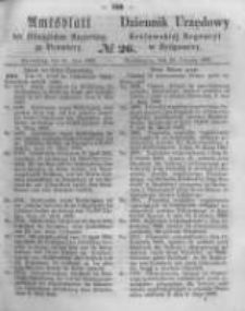 Amtsblatt der K&ouml;niglichen Preussischen Regierung zu Bromberg. 1863.06.26 No.26