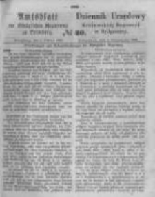 Amtsblatt der Königlichen Preussischen Regierung zu Bromberg. 1863.10.02 No.40