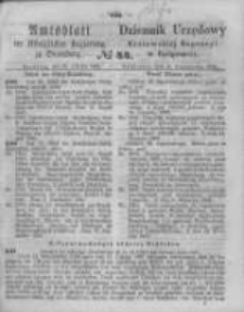 Amtsblatt der K&ouml;niglichen Preussischen Regierung zu Bromberg. 1863.10.30 No.44