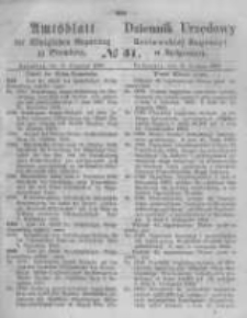 Amtsblatt der Königlichen Preussischen Regierung zu Bromberg. 1863.12.18 No.51
