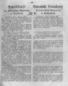 Amtsblatt der K&ouml;niglichen Preussischen Regierung zu Bromberg. 1864.02.05 No.6