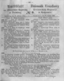 Amtsblatt der K&ouml;niglichen Preussischen Regierung zu Bromberg. 1864.02.26 No.9