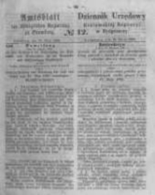 Amtsblatt der K&ouml;niglichen Preussischen Regierung zu Bromberg. 1864.03.18 No.12