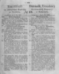 Amtsblatt der K&ouml;niglichen Preussischen Regierung zu Bromberg. 1864.05.06 No.19