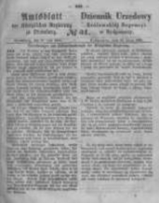 Amtsblatt der K&ouml;niglichen Preussischen Regierung zu Bromberg. 1864.07.29 No.31