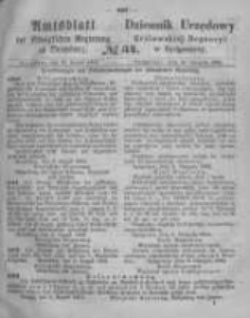 Amtsblatt der K&ouml;niglichen Preussischen Regierung zu Bromberg. 1864.08.19 No.34