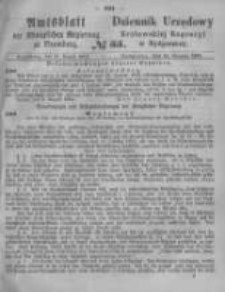Amtsblatt der K&ouml;niglichen Preussischen Regierung zu Bromberg. 1864.08.26 No.35