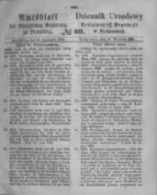 Amtsblatt der K&ouml;niglichen Preussischen Regierung zu Bromberg. 1864.09.23 No.39