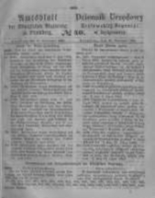Amtsblatt der K&ouml;niglichen Preussischen Regierung zu Bromberg. 1864.09.30 No.40
