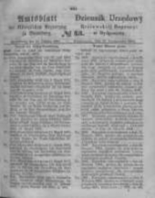 Amtsblatt der Königlichen Preussischen Regierung zu Bromberg. 1864.10.21 No.43