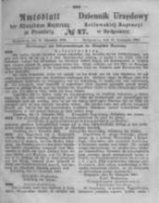 Amtsblatt der K&ouml;niglichen Preussischen Regierung zu Bromberg. 1864.11.18 No.47