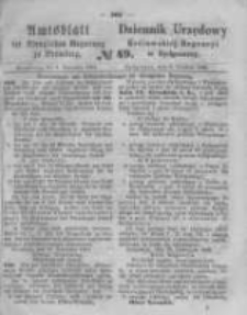 Amtsblatt der K&ouml;niglichen Preussischen Regierung zu Bromberg. 1864.12.09 No.50