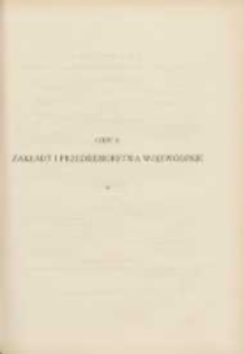 Sprawozdanie Wydziału Krajowego z Administracji Poznańskiego Krajowego Związku Komunalnego za Rok 1933/1934 Cz.2 Zakłady i Przedsiębiorstwa Wojew&oacute;dzkie