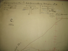 Placówka wychowawcza w Antoniewie. Mapa majątku Glinno z 1911 roku oznaczona liczbą 2