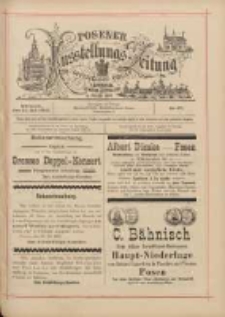 Posener Ausstellungs-Zeitung: Offizielles Organ der Provinzial-Gewerbe-Ausstellung 1895.07.31 Nr67