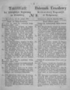 Amtsblatt der K&ouml;niglichen Preussischen Regierung zu Bromberg. 1865.01.13 No.2