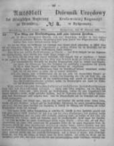 Amtsblatt der K&ouml;niglichen Preussischen Regierung zu Bromberg. 1865.01.27 No.4