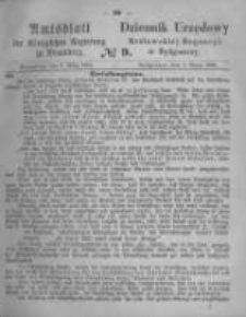 Amtsblatt der K&ouml;niglichen Preussischen Regierung zu Bromberg. 1865.03.03 No.9