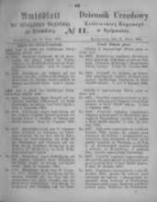 Amtsblatt der K&ouml;niglichen Preussischen Regierung zu Bromberg. 1865.03.17 No.11