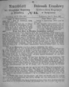 Amtsblatt der K&ouml;niglichen Preussischen Regierung zu Bromberg. 1865.03.31 No.13