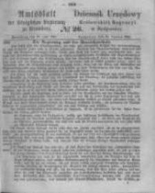 Amtsblatt der K&ouml;niglichen Preussischen Regierung zu Bromberg. 1865.06.30 No.26