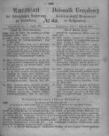 Amtsblatt der K&ouml;niglichen Preussischen Regierung zu Bromberg. 1865.08.11 No.32