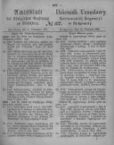 Amtsblatt der K&ouml;niglichen Preussischen Regierung zu Bromberg. 1865.09.15 No.37