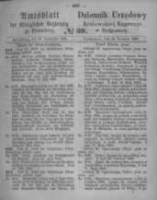 Amtsblatt der Königlichen Preussischen Regierung zu Bromberg. 1865.09.22 No.38