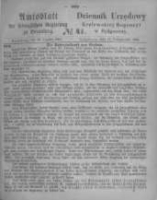 Amtsblatt der K&ouml;niglichen Preussischen Regierung zu Bromberg. 1865.10.13 No.41