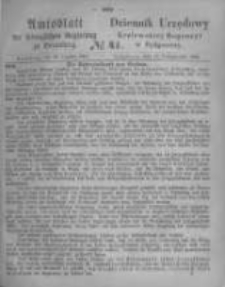 Amtsblatt der Königlichen Preussischen Regierung zu Bromberg. 1865.10.13 No.41