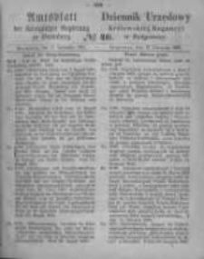 Amtsblatt der K&ouml;niglichen Preussischen Regierung zu Bromberg. 1865.11.17 No.46