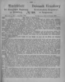 Amtsblatt der K&ouml;niglichen Preussischen Regierung zu Bromberg. 1865.12.01 No.48