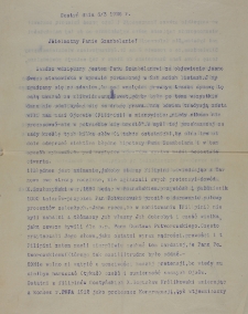 List do JWielomżnego Pana Szambelana z 06.III.1926