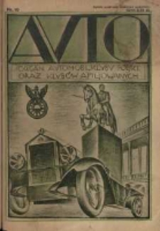 Auto: ilustrowane czasopismo sportowo-techniczne: organ Automobilklubu Polski oraz Klubów Afiliowanych: revue sportive et technique de l' automobile: organe officiel de l'Automobile-Club de Pologne et des clubs afiliés 1926.10.20 R.5 Nr10