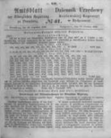 Amtsblatt der K&ouml;niglichen Preussischen Regierung zu Bromberg. 1862.12.19 No.51