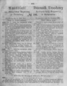 Amtsblatt der Königlichen Preussischen Regierung zu Bromberg. 1864.04.15 No.16