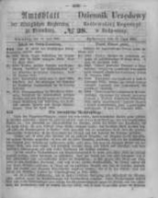 Amtsblatt der K&ouml;niglichen Preussischen Regierung zu Bromberg. 1865.07.14 No.28